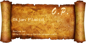 Okjan Placid névjegykártya